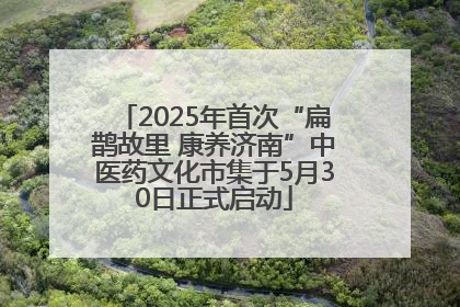 2025年首次“扁鹊故里 康养济南”中医药文化市集于5月30日正式启动